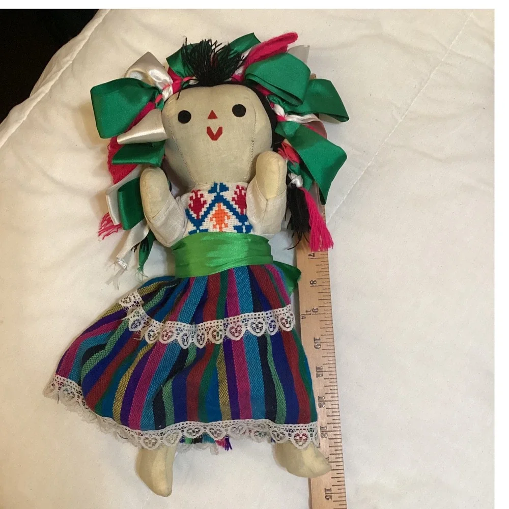 Mexican Rag Doll - Lele Doll - Maria Doll - Muñeca Maria Mexicana Articulated